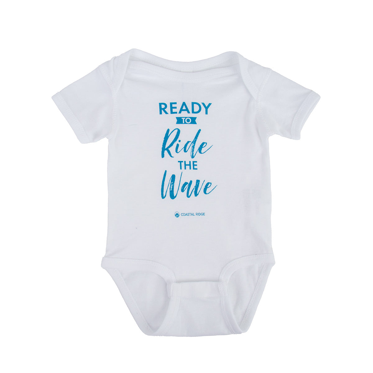 Infant Baby Rib Bodysuit - White