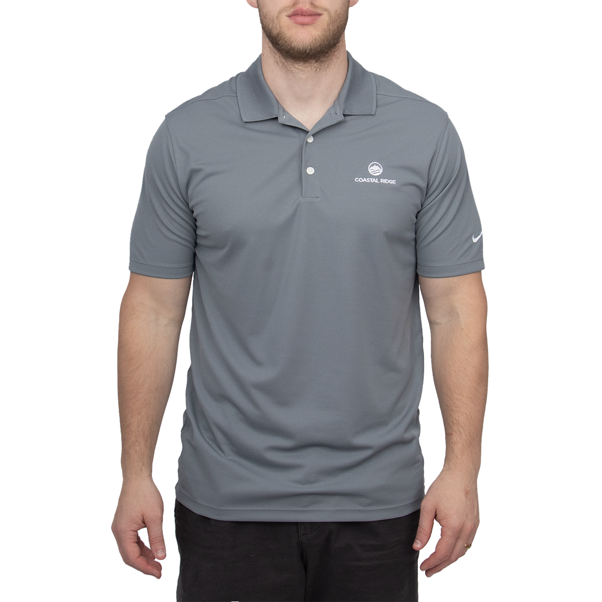 Nike Dri-Fit Micro Polo- Cool Grey