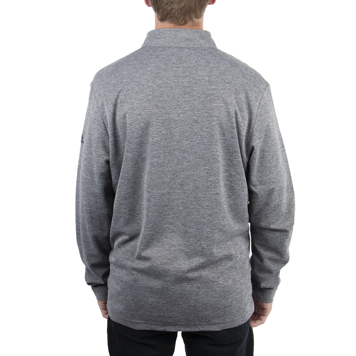 Adidas Lightweight 1/4 Zip - Black Heather/Carbon