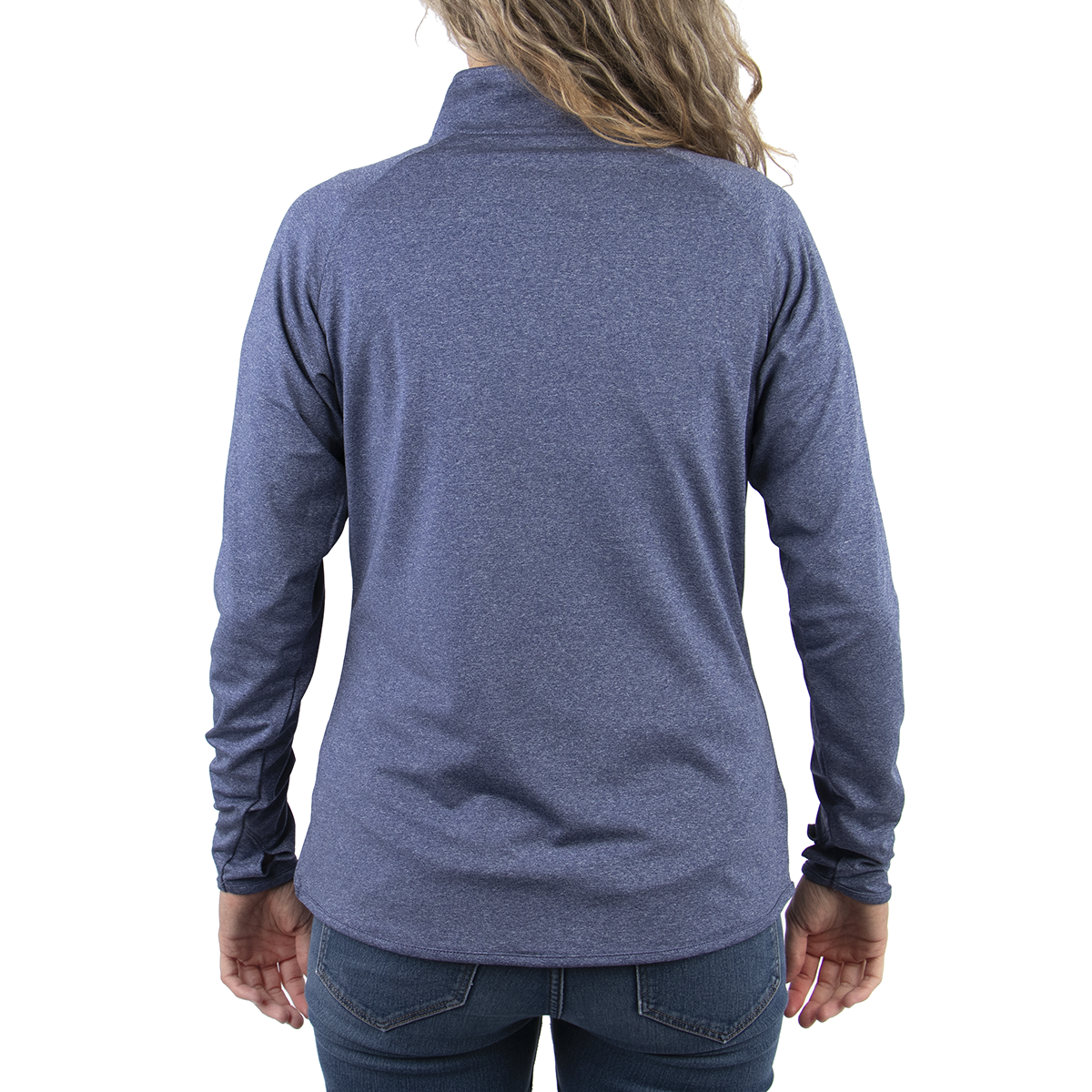 Sport-Tek Stretch 1/2 Zip - Navy Heather