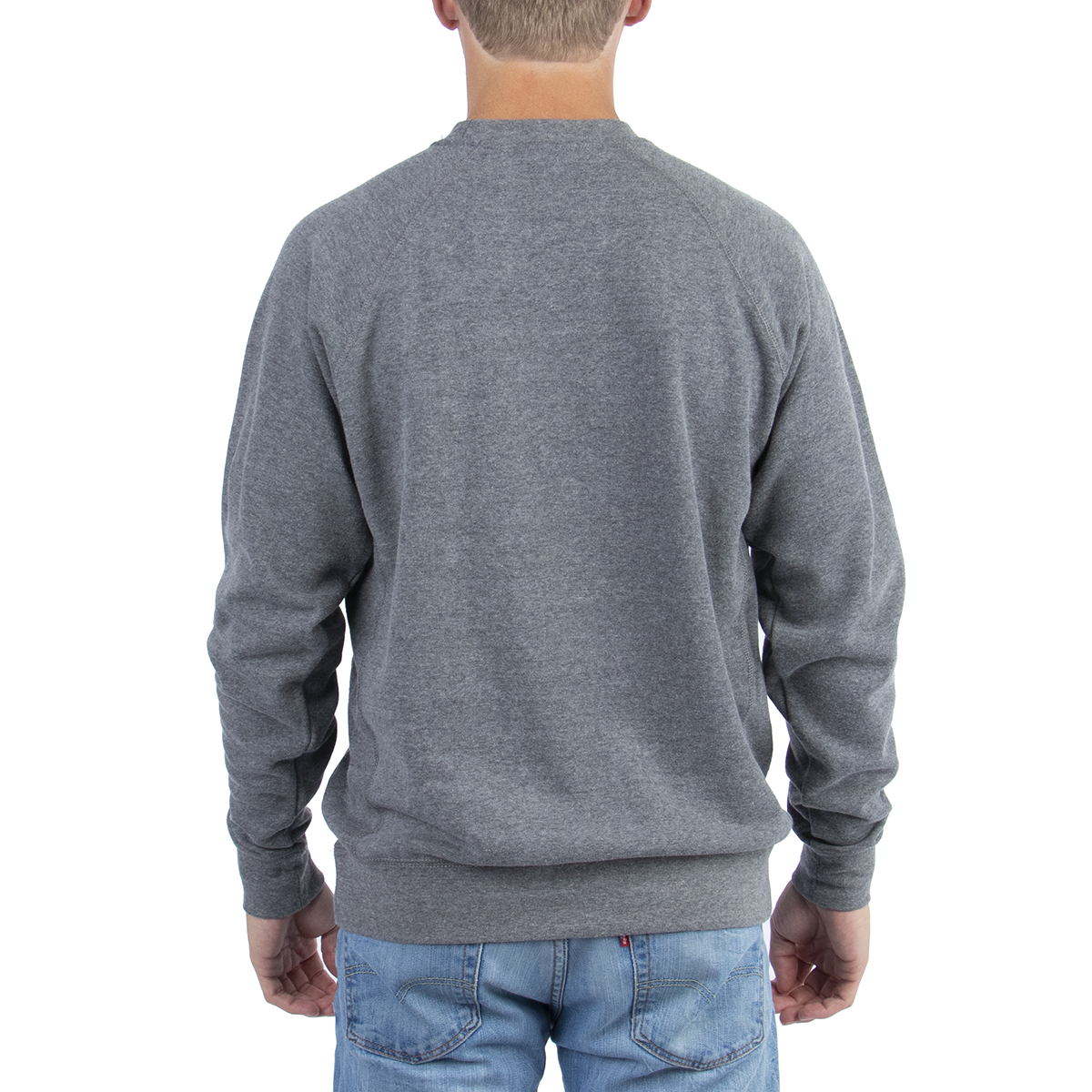 Raglan Crewneck Sweatshirt - Nickel