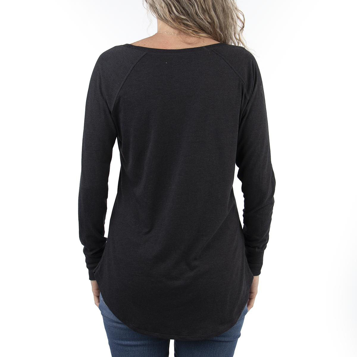 Perfect Long Sleeve Tunic - Black Frost
