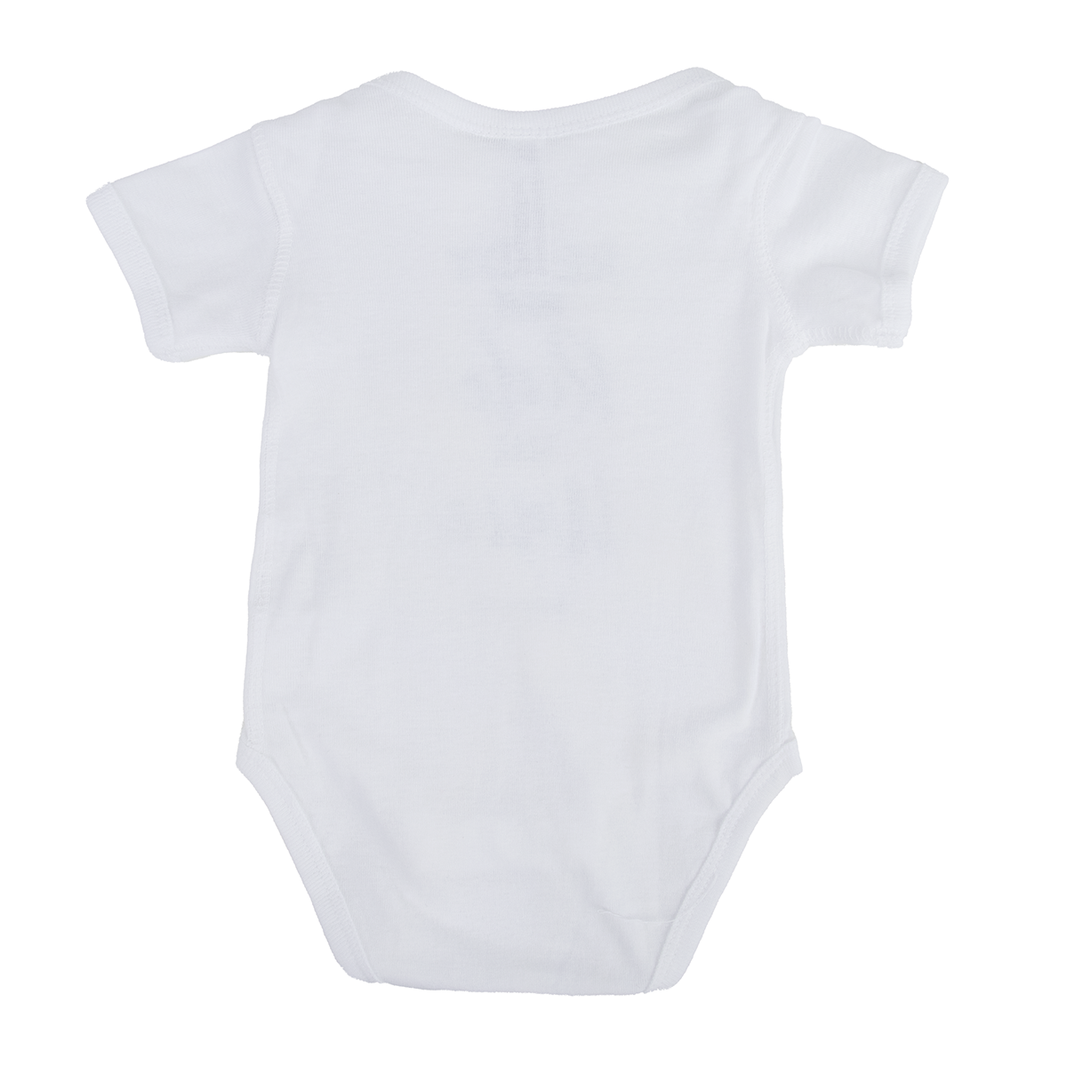 Infant Baby Rib Bodysuit - White