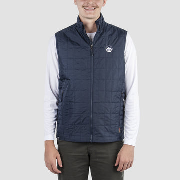 Eco-Insulated Traveler Vest - Navy Blue