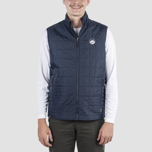 Eco-Insulated Traveler Vest - Navy Blue