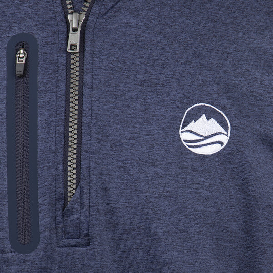 Cutter & Buck Stealth 1/4 Zip - Navy
