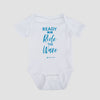 Infant Baby Rib Bodysuit - White