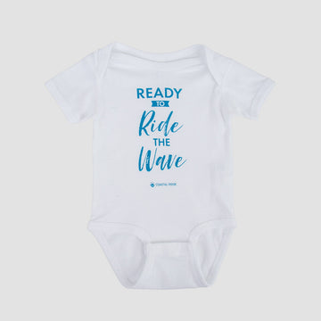 Infant Baby Rib Bodysuit - White