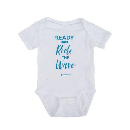 Infant Baby Rib Bodysuit - White