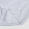 Infant Baby Rib Bodysuit - White