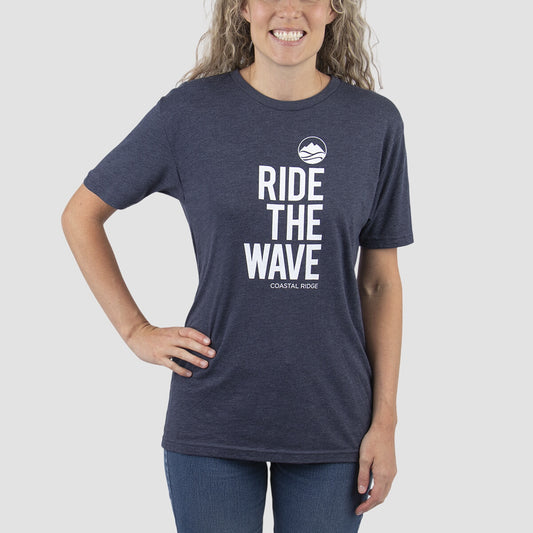 Ride The Wave Short Sleeve Tee - Navy