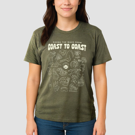 Ride the Wave from Coast to Coast T-Shirt
