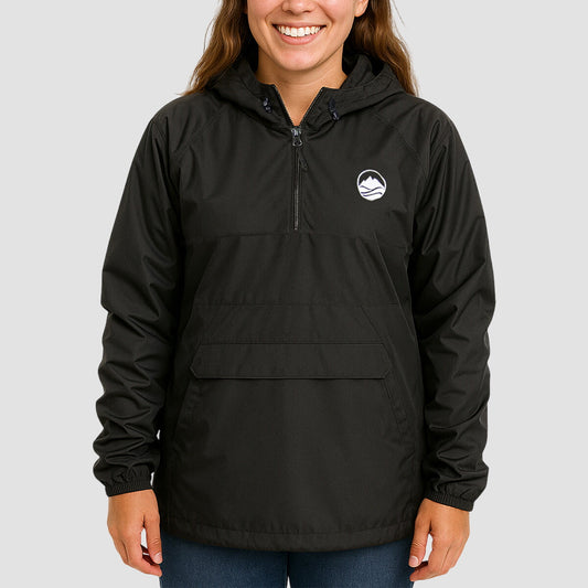 Zipped Pocket Anorak - Black