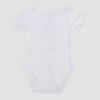 Infant Baby Rib Bodysuit - White