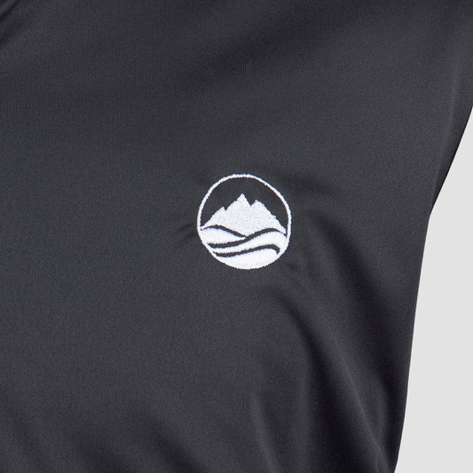 Adidas Lightweight 1/4 Zip - Black Heather/Carbon