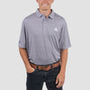 Callaway Fine Line Stripe Polo - Peacoat/White