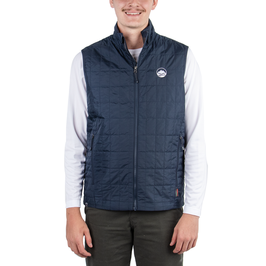 Eco-Insulated Traveler Vest - Navy Blue