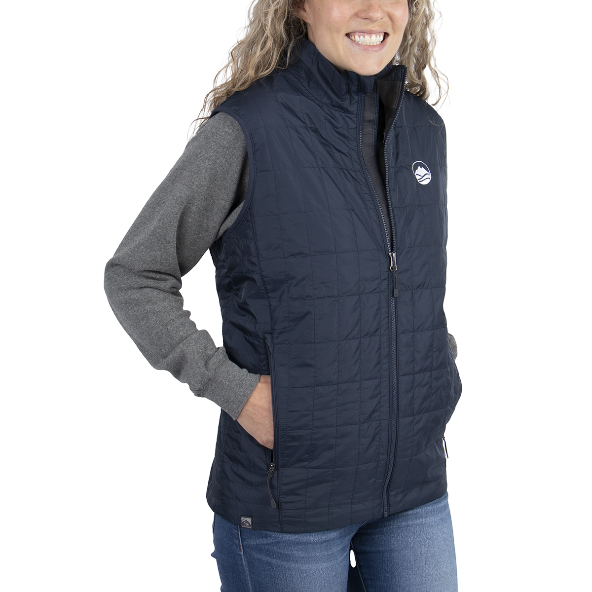 Eco-Insulated Traveler Vest - Navy Blue