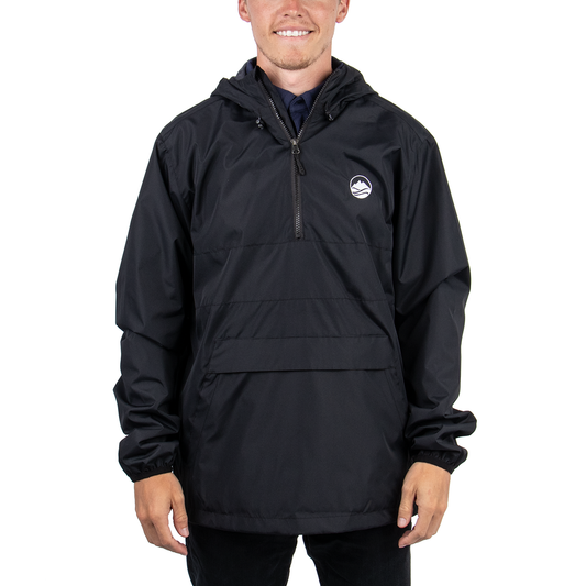 Zipped Pocket Anorak - Black