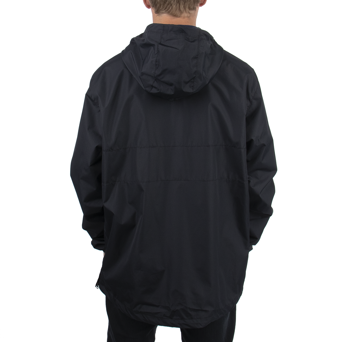 Zipped Pocket Anorak - Black