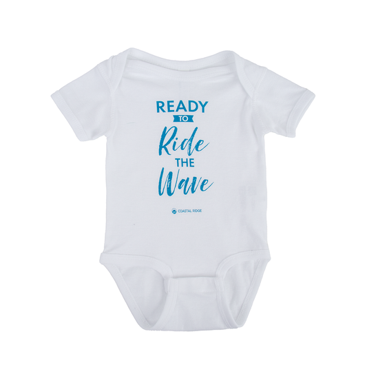 Infant Baby Rib Bodysuit - White