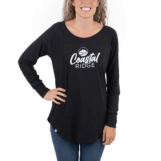 Perfect Long Sleeve Tunic - Black Frost
