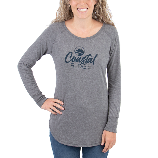 Perfect Long Sleeve Tunic - Grey Frost