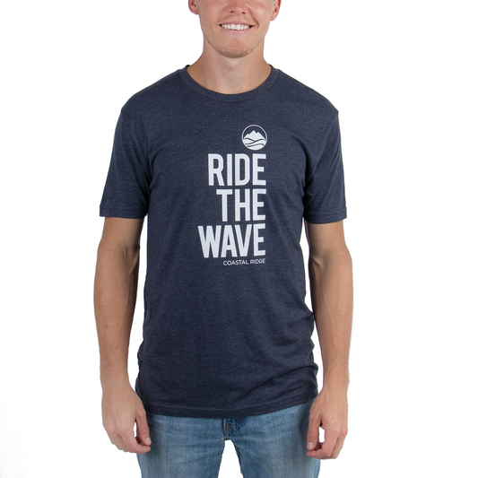 Ride The Wave Short Sleeve Tee - Navy